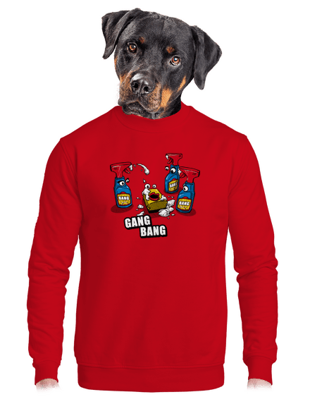 Gang bang unisex crewneck Red