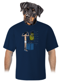 unisex túlméretezett póló