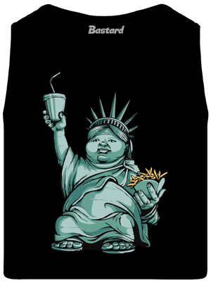 Amerikai bálvány férfi trikó Black