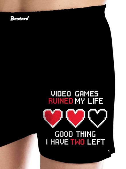 Video games férfi alsó nadrág Black