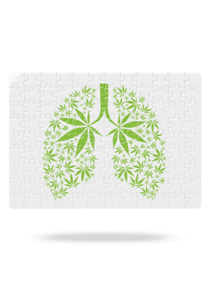 Gandzsa tüdő kirakós White