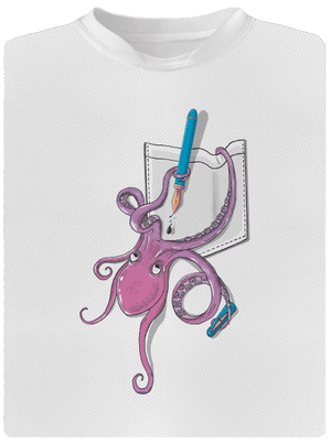 Egyszerűen imádja a tintát férfi sportpóló White