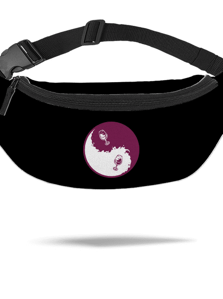 Yin Yang bor övtáska Black