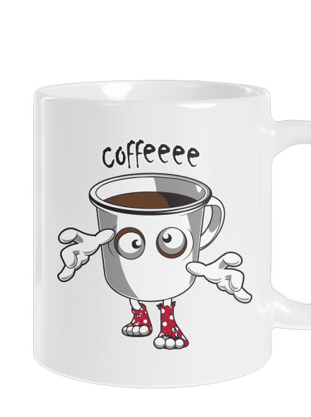 Zombie coffee hagyományos bögre White