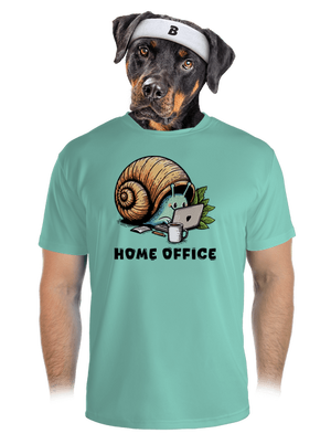 Sneka home office férfi sportpóló Mint Mal