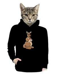 női kenguruzsebes pulóver