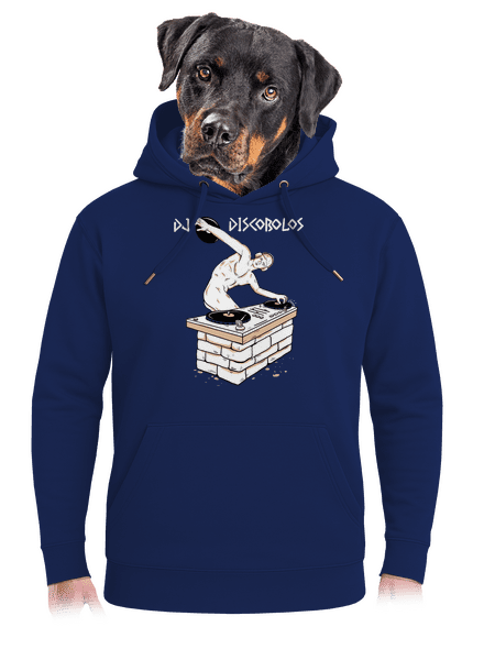 DJ Discobolos unisex prémium pulóver Navy