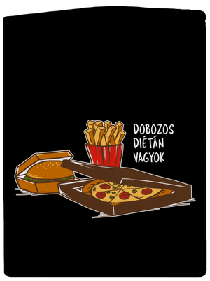 Dobozos diéta cipzáras női pulóver Black