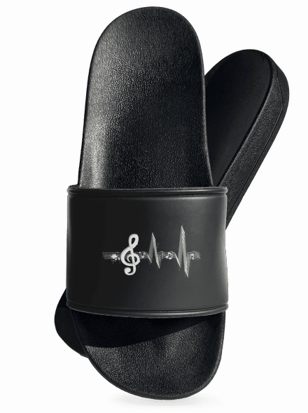 A zene az életem papucs Black