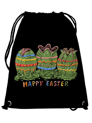 Happy easter hátizsák Black