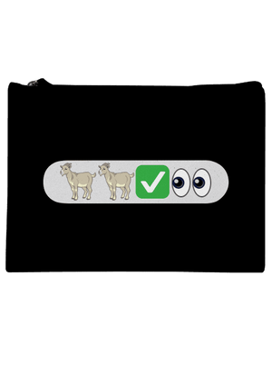 Emoji kis táska Black