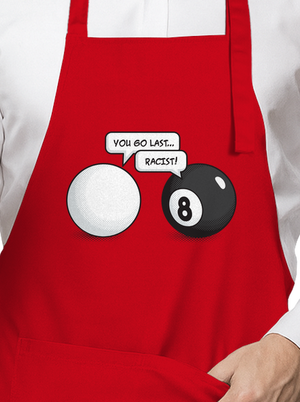 Golyók kötény Red