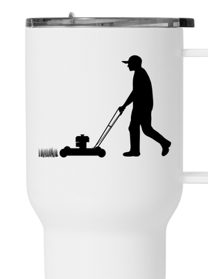 Kaszálógép termosz bögre White