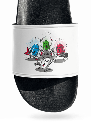 Led Zeppelin papucs White