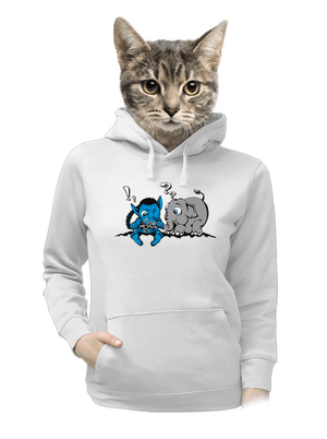 női kenguruzsebes pulóver