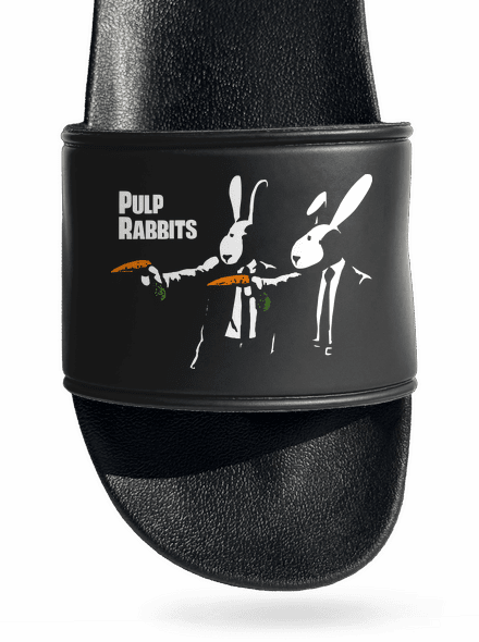 Pulp Rabbits papucs Black