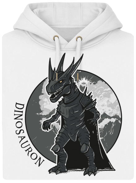 Dinosauron unisex prémium pulóver Snowwhite