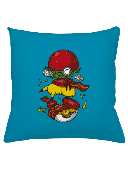 Pokémon burger párna Blue Turquoise
