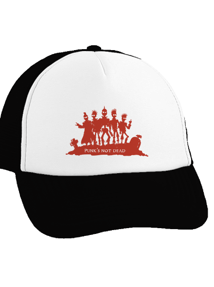 Punks not dead! teherautós sapka Black cap