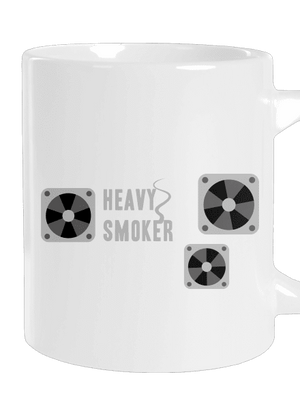 Heavy smoker nagy bögre White