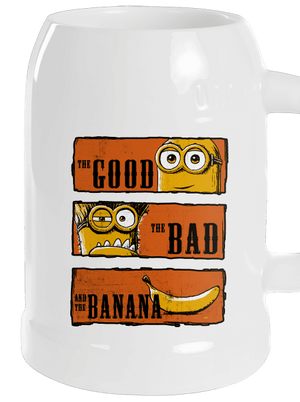 A Jó, a Rossz és a Banán söröskorsó White