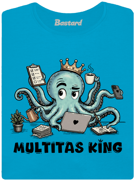 Multitas king női póló Blue Atol