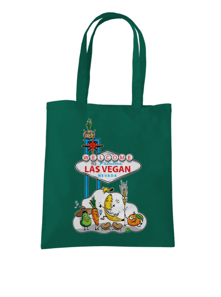 Las Vegan táska Bottle Green