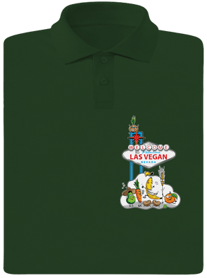 Las Vegan férfi pólóingek Bottle Green Mal