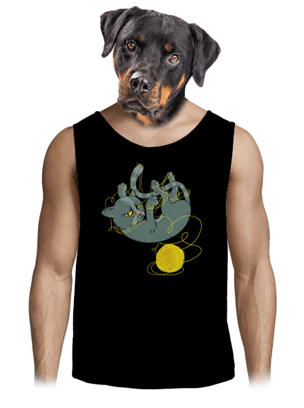 Morcos kandúr férfi trikó Black