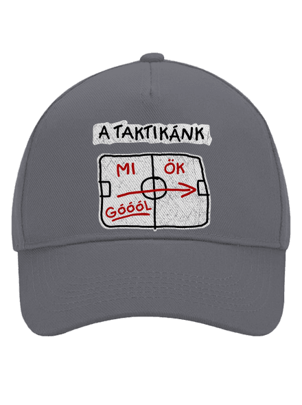 A taktikánk baseballsapka Graphite grey