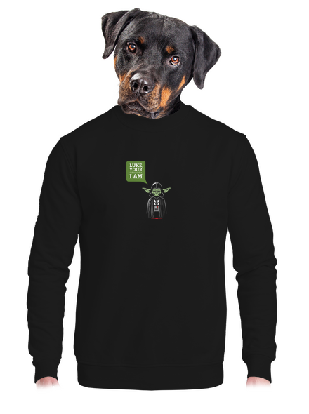 Mr. Yoda: Your grandpa I am unisex crewneck Black