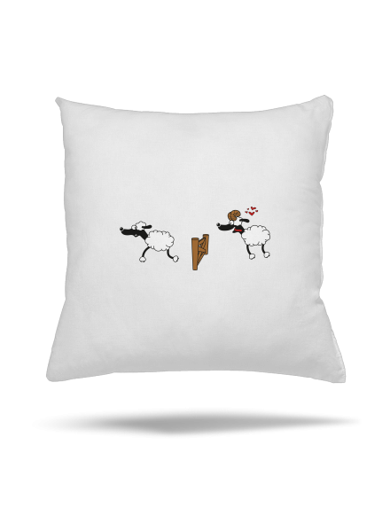 Sheeps in love párna White