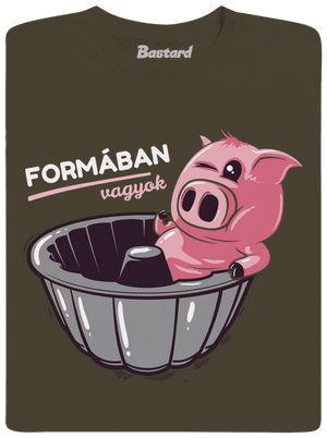 Formában férfi póló Urban Khaki