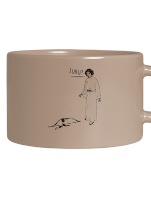 Luke és Leia macaron bögre Brown Macaron