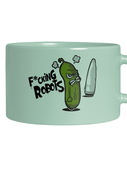 Fucking Robots macaron bögre Mint Macaron