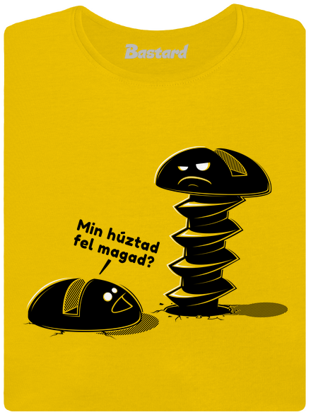 Felhúzva női póló Yellow