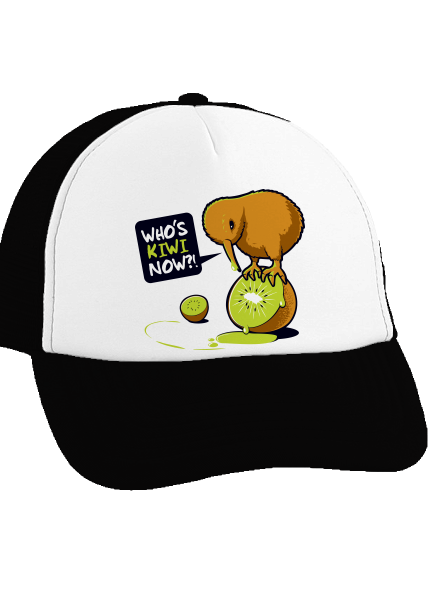 Kivi teherautós sapka Black cap