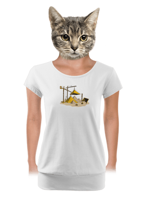 női póló elasztikus alsó szegéllyel