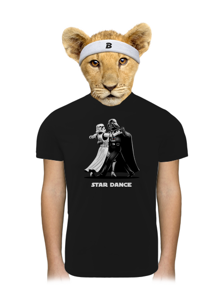 Star dance gyerek sport póló Black