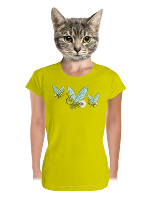 Szentjánosbogár prémium női póló Lemon