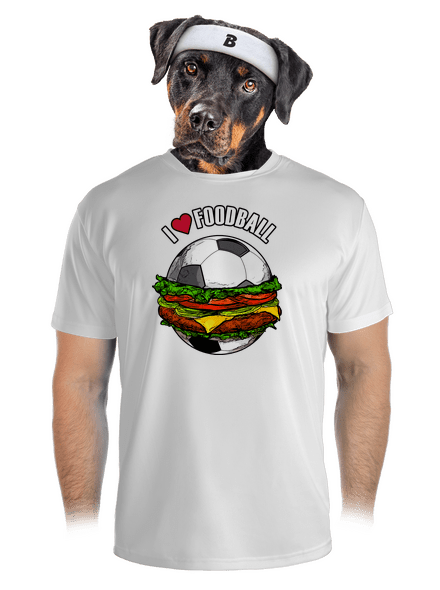 Foodball férfi sportpóló White