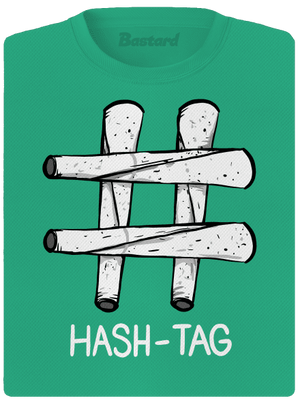 Hash tag női sportpóló Mint Mal