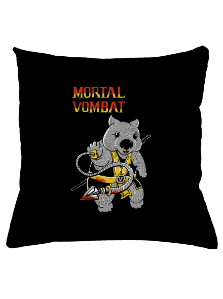 Mortal Vombat párna Black