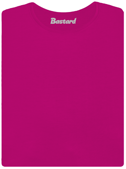 Nyomtatás nélkül női póló Fuchsia Red