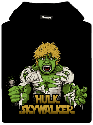 Hulk Skywalker gyerek kenguruzsebes pulóver Black