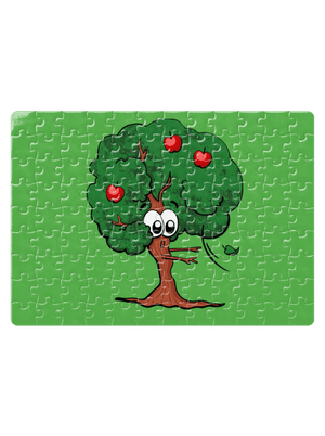 Alma és almafa kirakós White