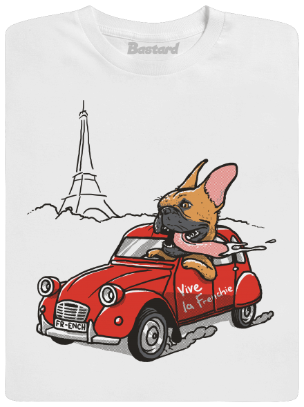 Francia buldog gyerek póló White