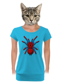 női póló elasztikus alsó szegéllyel