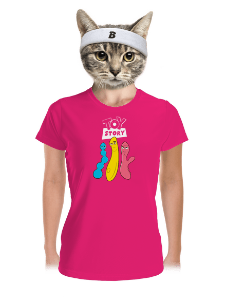 Játékháború női sportpóló Neon Pink