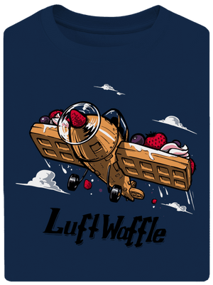 Luftwaffle unisex túlméretezett póló Midnight Blue